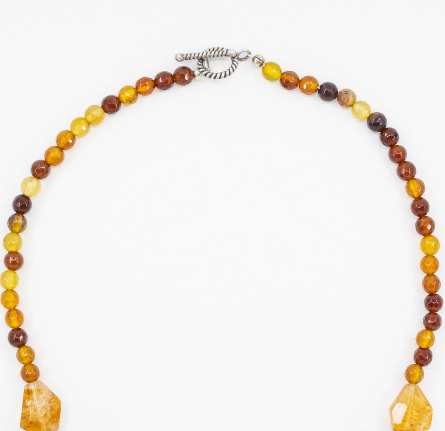 Citrine Quartz Handmade Necklace